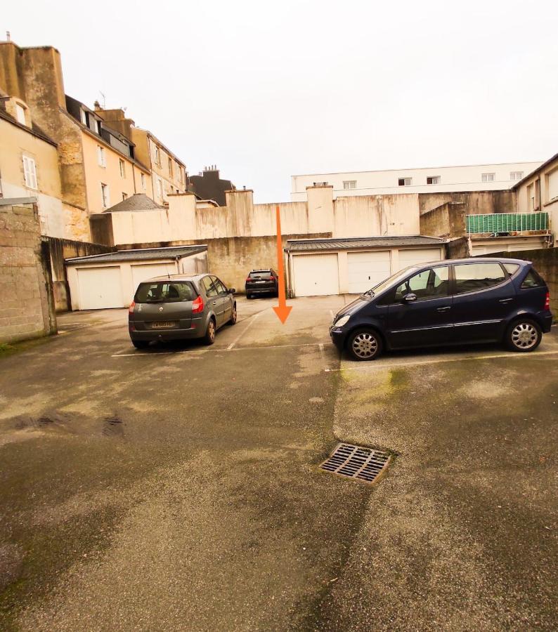 T3 Au Centre Ville Avec Balcon, Parking Gratuit Quimper Exterior photo